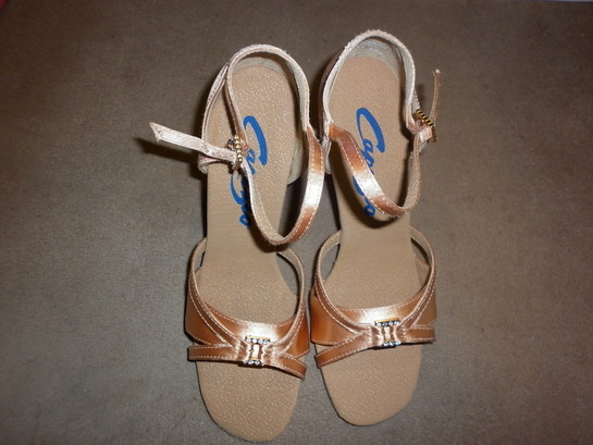 Capezio satin latin shoes